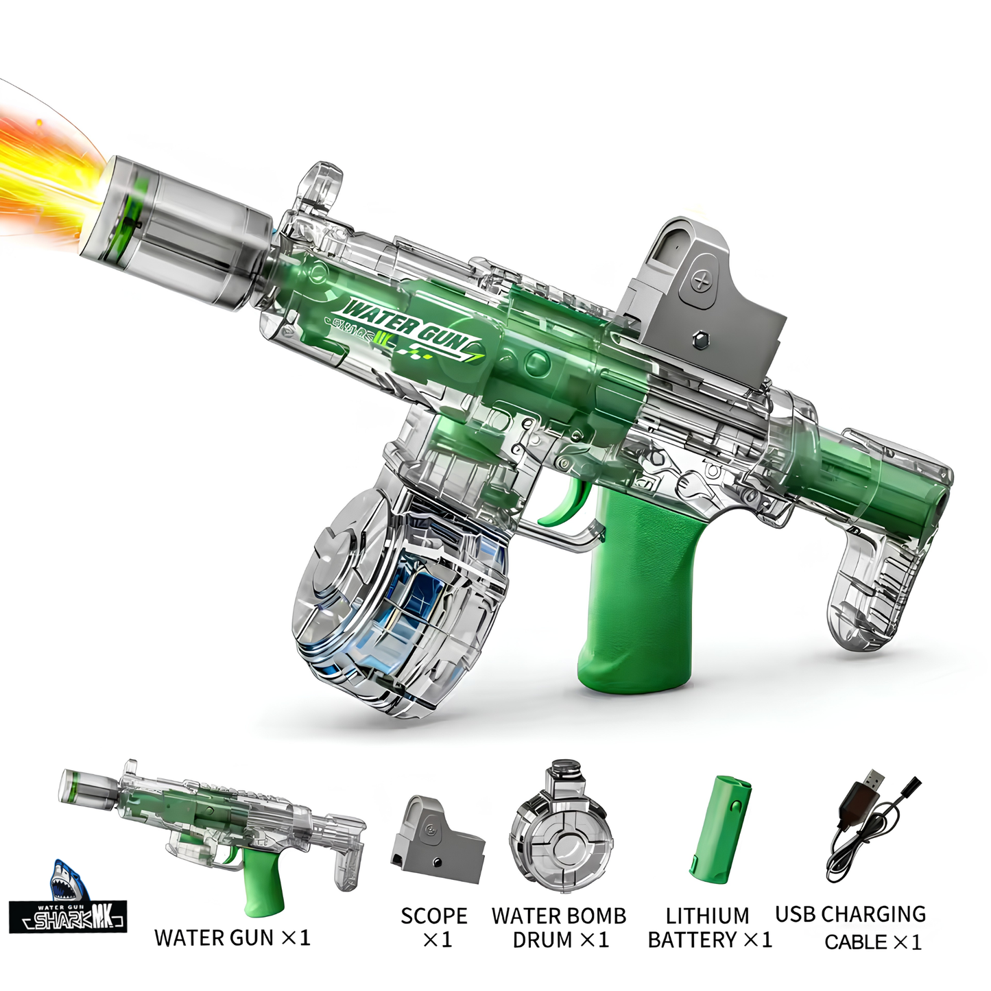 Shark MK™ MP5 Model Electric Water Gun