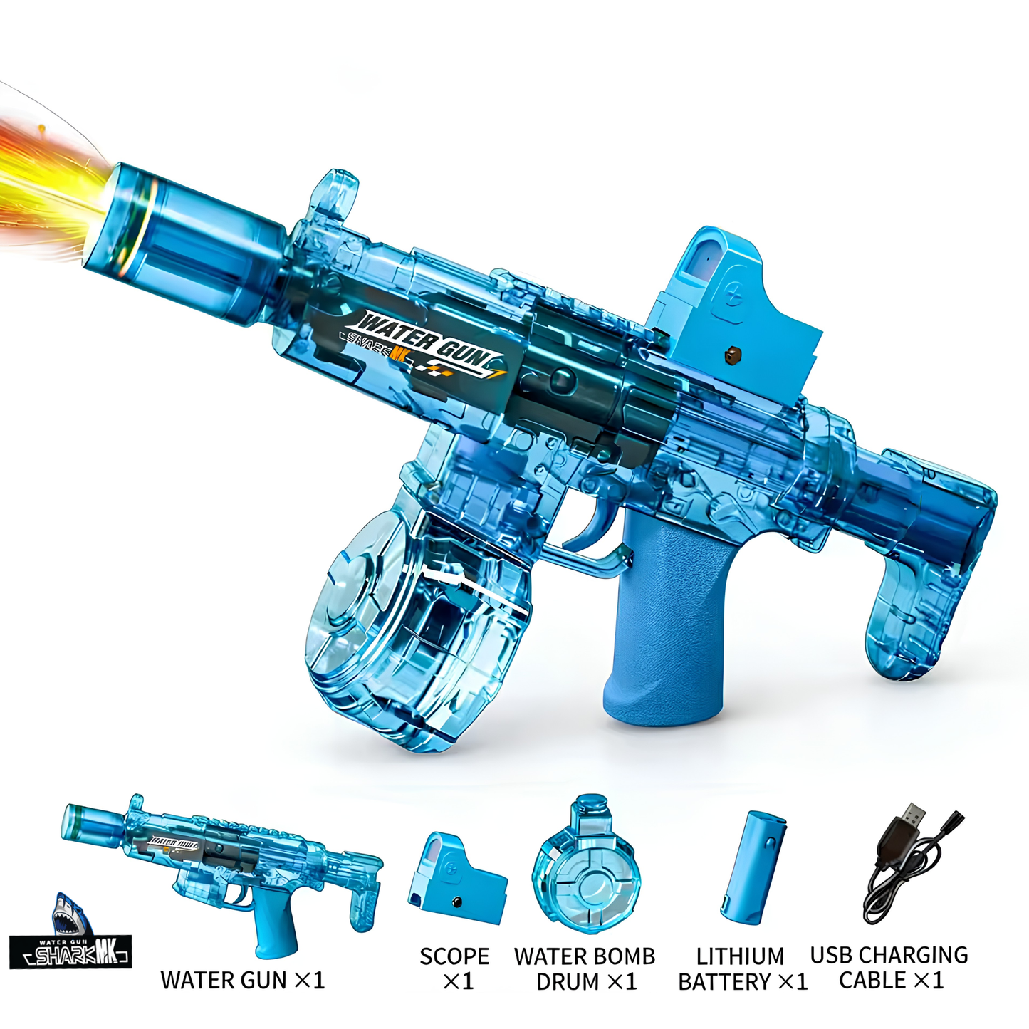 Shark MK™ MP5 Model Electric Water Gun