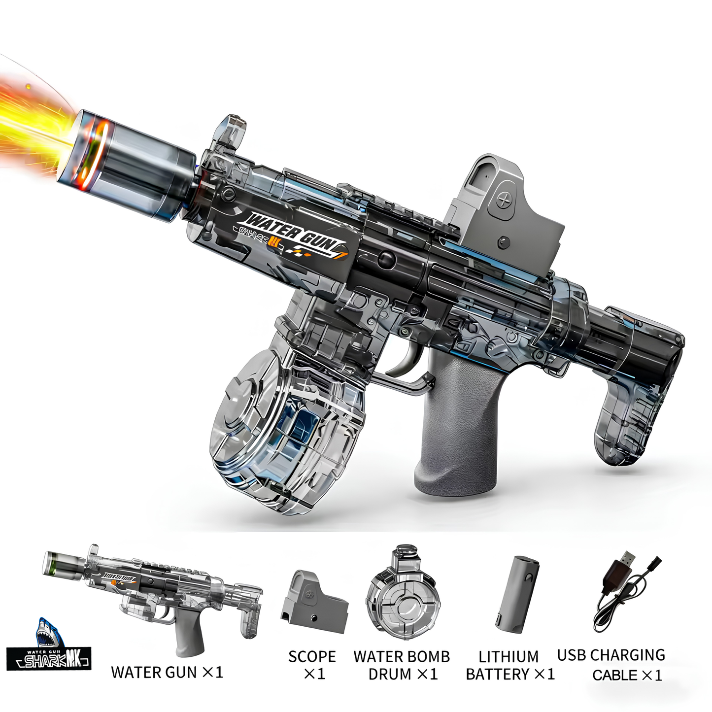 Shark MK™ MP5 Model Electric Water Gun